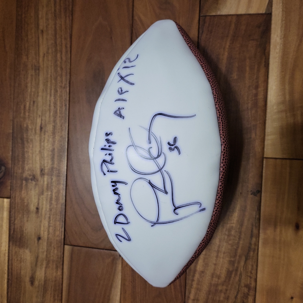 Lawyer Milloy Autographed Seawhaks Football
